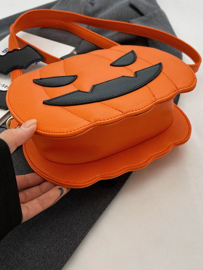 Steampunk Gothic Pumpkin Bag – Funky Crossbody Purse for Women, Teens, and College Students’ Halloween Style