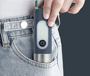 Rechargeable Zoomable LED Flashlight – Super Bright Compact White Laser Light for Camping, Hiking, Home & Emergency Outdoors