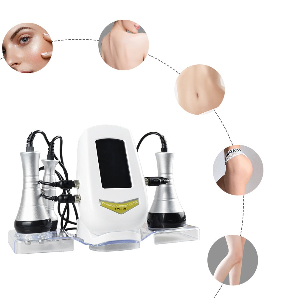 Beauty Slimming Cavitation Machine – 3-in-1 Tighten Skin, Lift Face, and Sculpt Body with Multi-Function Spa-Quality Therapy at Home