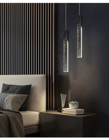 Modern Ceiling Crystal Chandelier Pendant Lamp – Hanging Light for Living Room, Kitchen, or Bedroom, Sparkling Bedside Home Décor