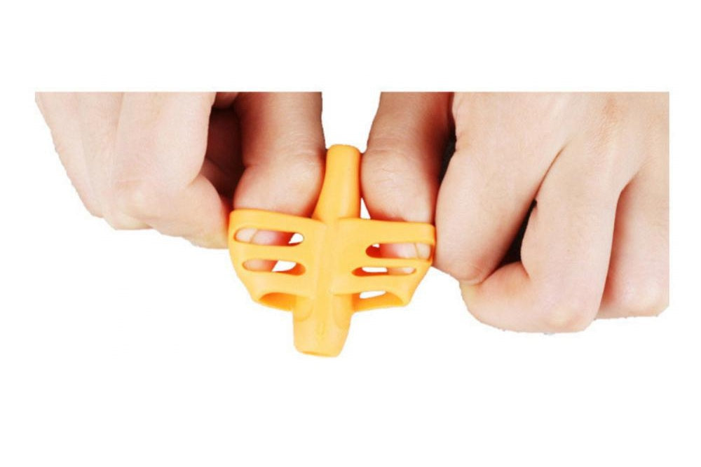 Children’s Soft Silicone Pencil Grip Set – Two-Finger Writing Correction Gel Pen Holder for Kids’ Handwriting Training and Thoughtful Gift