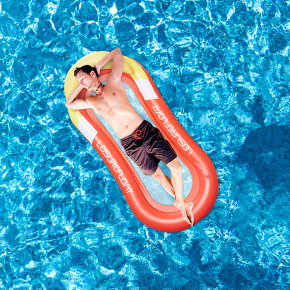 Inflatable Floating Water Hammock Lounge – Foldable Pool Bed for Summer Relaxation, Beach Parties & Outdoor Pool Fun