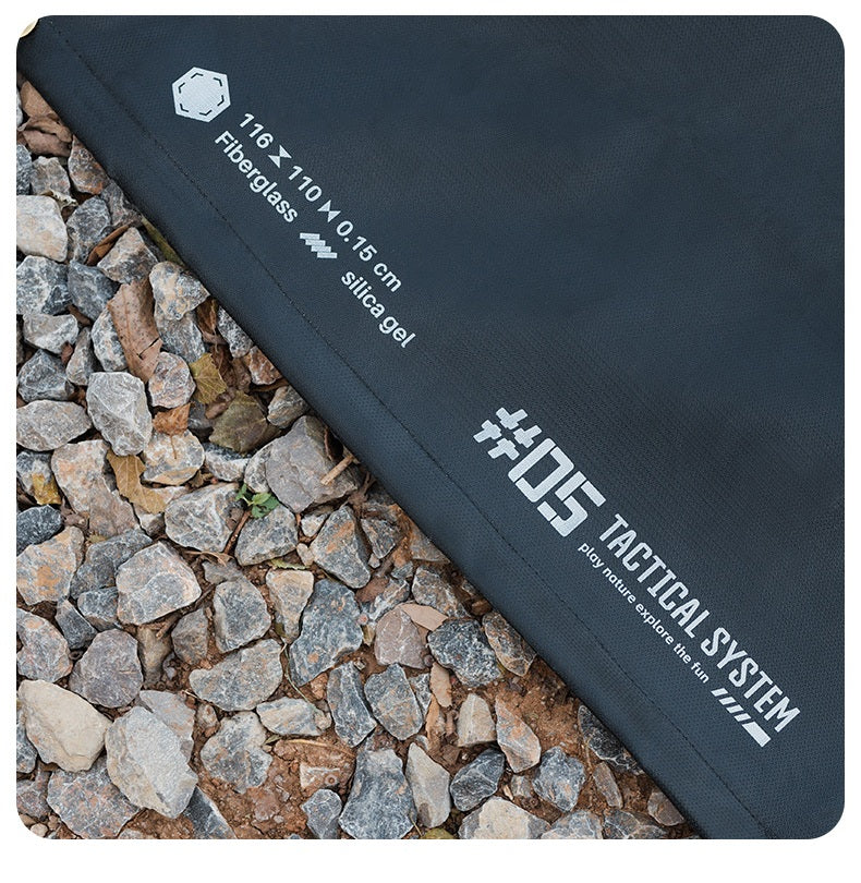 Windproof Outdoor Tactical Fire-Resistant Silicone Mat – BBQ Insulation, Camping Mat, Flame Retardant Protective Sheet for Grill and Cooking Surfaces
