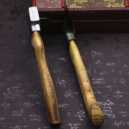 Japanese Forged DC53 Steel Survival Axe – High Hardness Logging Tool, Tactical Hand Axe for Camping, Home Use & Forest Adventures