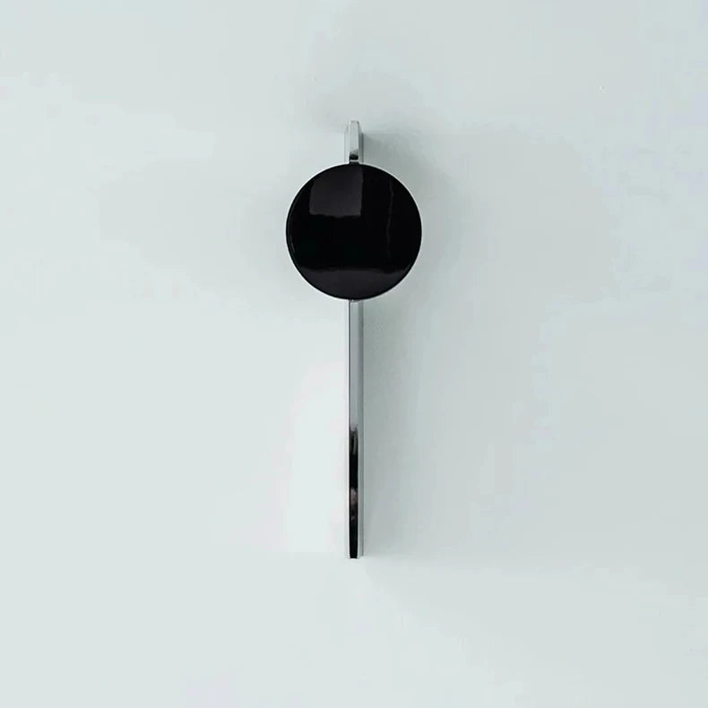 Chrome LED Sci-Fi Wall Light – 3000K Stainless Steel Lamp Sconce for Bedroom, Parlor, Stairs, Hallway