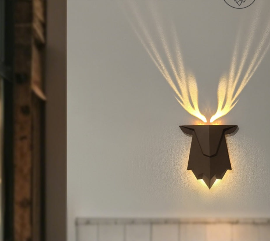Cute Deer Shadow Night Light – Remote-Controlled Dimmable Lamp for Kids’ Bedroom and Cozy Sleep Ambience