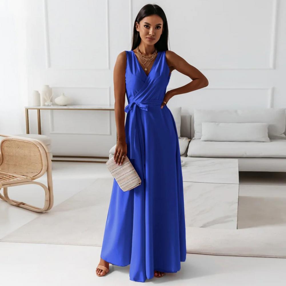 Convertible V-Neck Boho Maxi Wrap Dress for Women – Sexy Multiway Bandage Infinity Gown for Club Nights, Parties, Bridesmaids & More
