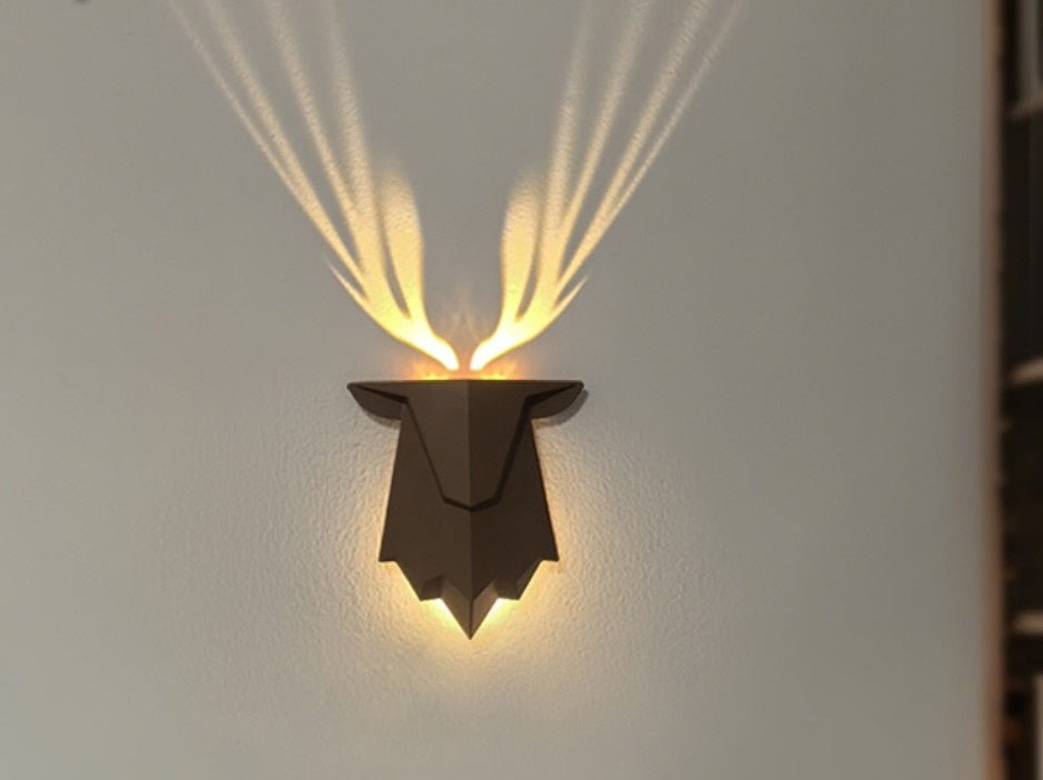 Cute Deer Shadow Night Light – Remote-Controlled Dimmable Lamp for Kids’ Bedroom and Cozy Sleep Ambience