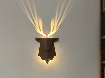 Cute Deer Shadow Night Light – Remote-Controlled Dimmable Lamp for Kids’ Bedroom and Cozy Sleep Ambience