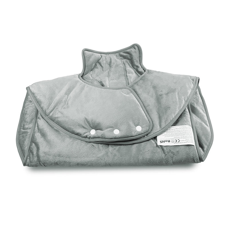 Electric Heating Shawl with 6-Speed Temperature Control – Soft Plush Warming Blanket with 4-Timer Settings, Comfortable Warm Compress for Relaxation and Daily Use