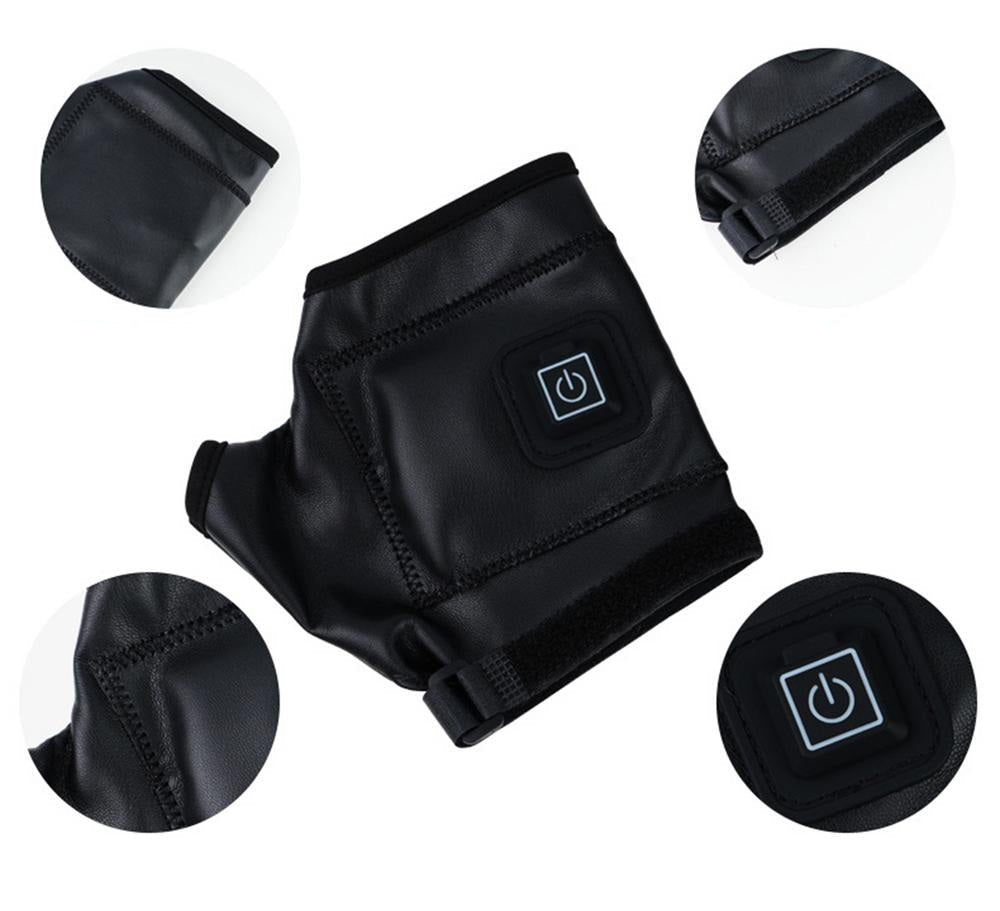 Rechargeable Electric Heated Gloves – Fingerless Winter Warming Gloves for Cycling, Outdoor Sports, and Cold Weather Comfort