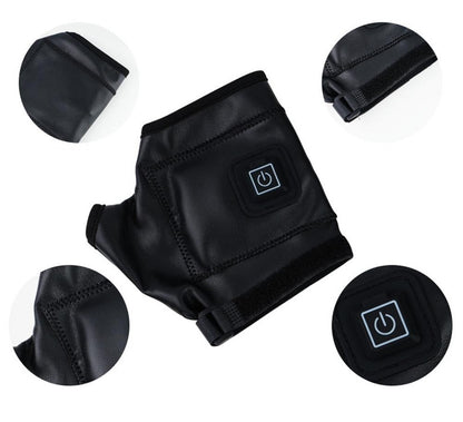 Rechargeable Electric Heated Gloves – Fingerless Winter Warming Gloves for Cycling, Outdoor Sports, and Cold Weather Comfort