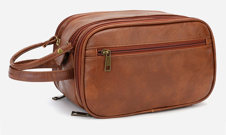 Modern Men’s Waterproof Toiletry Bag – Fashionable Multifunctional Travel Organizer with Durable Material for Youth, Business, and On-the-Go Storage