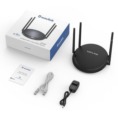 Dual Band Wireless Router – High-Speed Gigabit Mesh WiFi 6 Internet Router with Stable Connection, Wide Coverage, Low Latency, and Seamless Streaming for Smart Homes