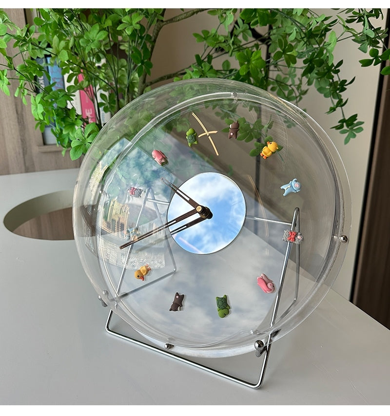 Silent Bobo Wall Clock – Spring Bubble Cartoon-Inspired Decorative Timepiece for Fun and Personalized Home or Office Vibe