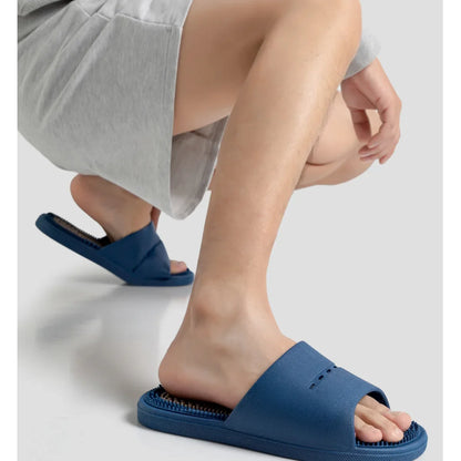 Acupressure Massage Slippers – Non-Slip Deodorant Bathroom Sandals for Men & Women, Ideal for Summer Foot Pain Relief