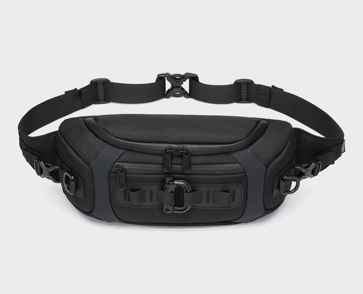 Men’s Tactical Waterproof Waist Bag – Outdoor Chest Sling & Crossbody Pack for Sports, Hiking & Daily Travel