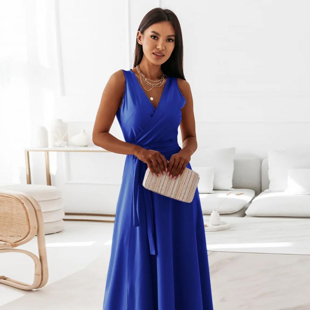 Convertible V-Neck Boho Maxi Wrap Dress for Women – Sexy Multiway Bandage Infinity Gown for Club Nights, Parties, Bridesmaids & More