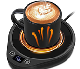 Cat Mug & Coffee Warmer Set – Auto Shut-Off Desktop Beverage Heater with Cute Mug Gift for Cat Lovers & Coffee Fans