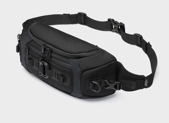 Men’s Tactical Waterproof Waist Bag – Outdoor Chest Sling & Crossbody Pack for Sports, Hiking & Daily Travel