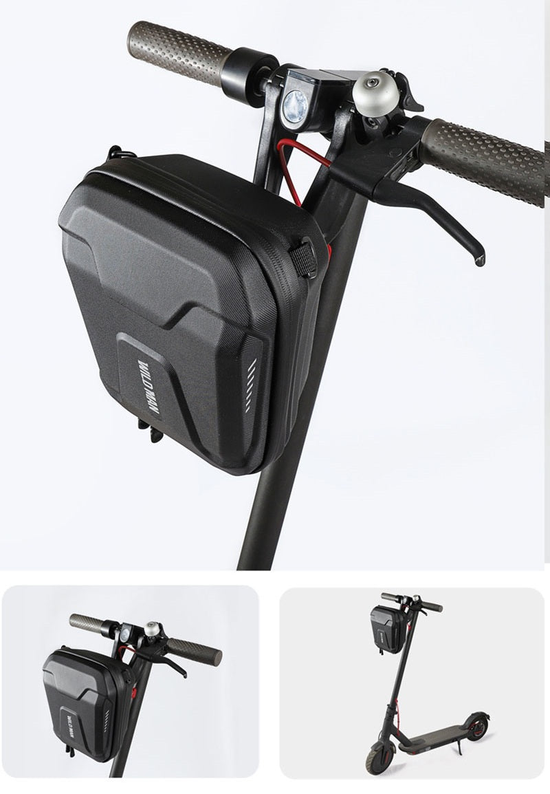 Waterproof Bike Handlebar Bag – EVA Hard Shell Cycling Front Bag with Large Storage for Outdoor Riding Essentials