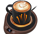 Cat Mug & Coffee Warmer Set – Auto Shut-Off Desktop Beverage Heater with Cute Mug Gift for Cat Lovers & Coffee Fans