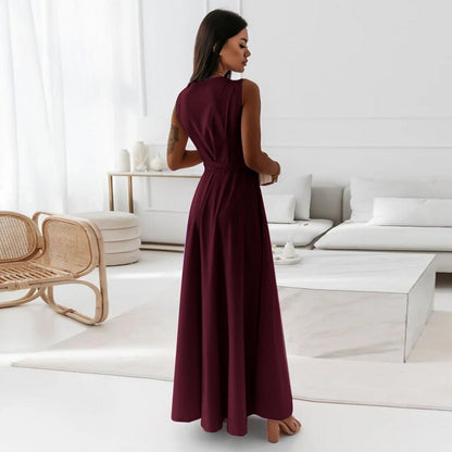 Convertible V-Neck Boho Maxi Wrap Dress for Women – Sexy Multiway Bandage Infinity Gown for Club Nights, Parties, Bridesmaids & More