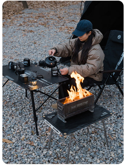 Windproof Outdoor Tactical Fire-Resistant Silicone Mat – BBQ Insulation, Camping Mat, Flame Retardant Protective Sheet for Grill and Cooking Surfaces