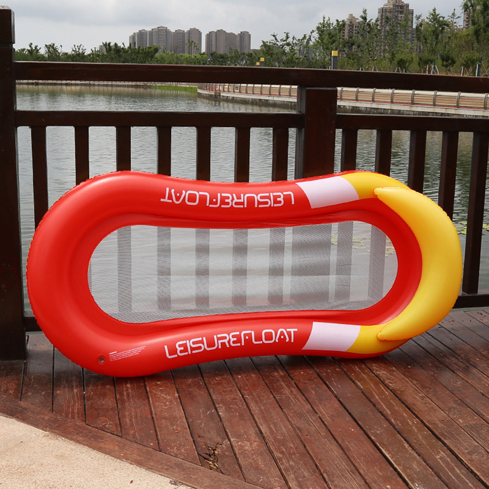 Inflatable Floating Water Hammock Lounge – Foldable Pool Bed for Summer Relaxation, Beach Parties & Outdoor Pool Fun