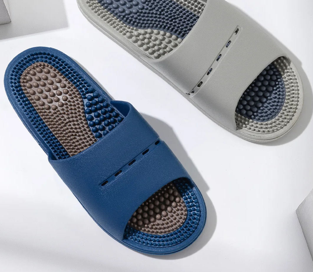 Acupressure Massage Slippers – Non-Slip Deodorant Bathroom Sandals for Men & Women, Ideal for Summer Foot Pain Relief