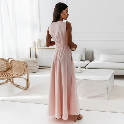 Convertible V-Neck Boho Maxi Wrap Dress for Women – Sexy Multiway Bandage Infinity Gown for Club Nights, Parties, Bridesmaids & More
