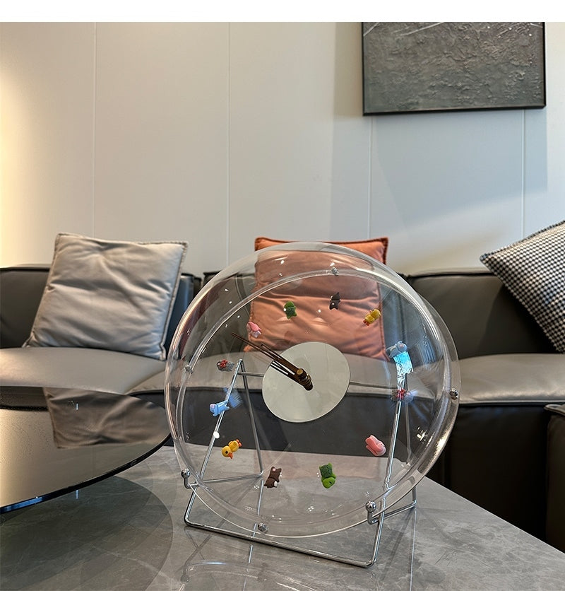 Silent Bobo Wall Clock – Spring Bubble Cartoon-Inspired Decorative Timepiece for Fun and Personalized Home or Office Vibe