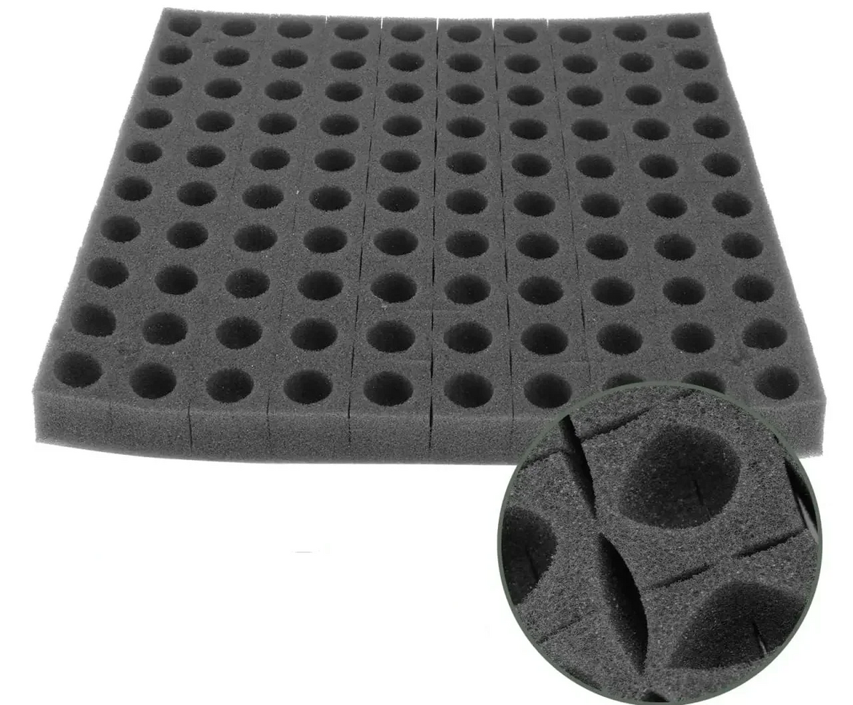 Hydroponic Grow Sponge Set – Soilless Seedling Plugs for Nursery Trays, Vegetable Propagation, Indoor Gardens and Seed Starting