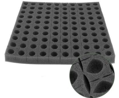 Hydroponic Grow Sponge Set – Soilless Seedling Plugs for Nursery Trays, Vegetable Propagation, Indoor Gardens and Seed Starting