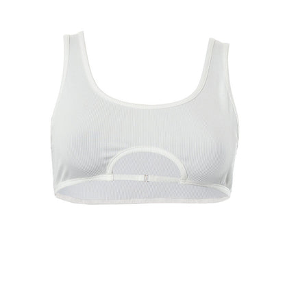 Y2K Hollow-Out Crop Tank – Sexy Super-Short Women’s Streetwear Top with Edgy Cutout Design for Summer Parties and Bold Fashion Looks