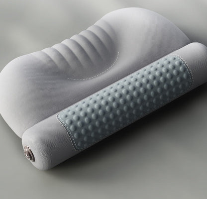 Upgraded Wormwood Heating Cervical Pillow – Hot Compress Neck Support Cylinder for Spine Protection, Pain Relief & Deep Sleep Enhancement