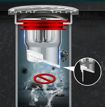 Floor Drain Backflow Preventer - Odor Proof Sewer Valve Plug for Bathroom Kitchen Toilet and Drainage Protection Solutions