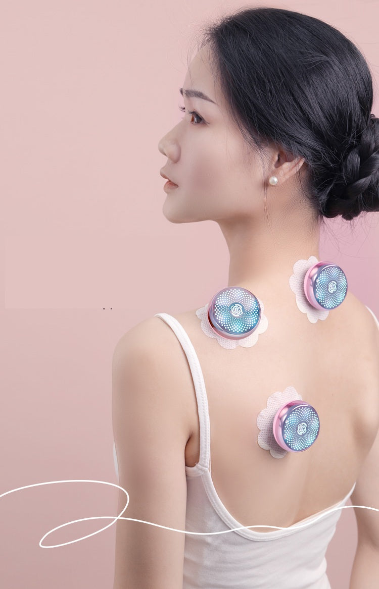 Smokeless Electric Moxibustion Therapy Device – Heated Neck & Shoulder Massager with Herbal Acupoint Treatment for Relaxation, Pain Relief & Wellness