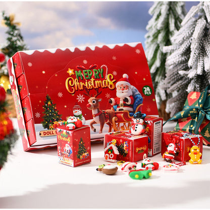 Christmas Party Keychain Gift Box Set – 24-Piece Holiday Key Ring Pack for Kids & Adults, Perfect for Xmas Parties, Surprises & Gift Bags