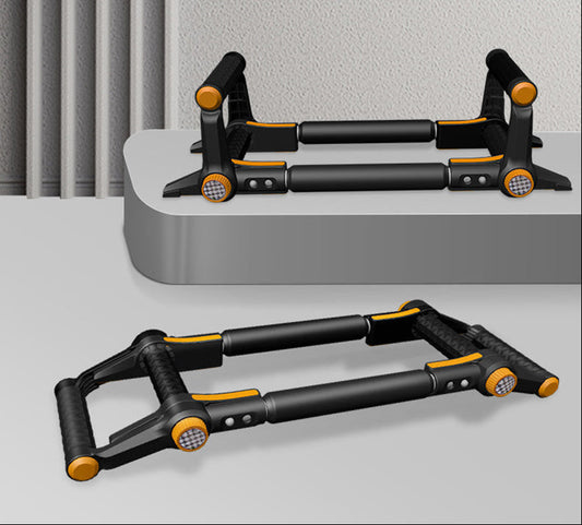 Adjustable Arm Strength Trainer – Push Up Support Frame with Spring Resistance for Home Fitness and Muscle Building