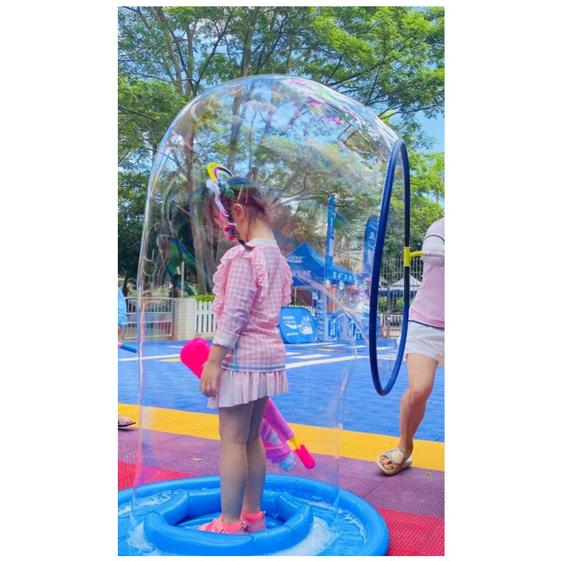 Inflatable Bubble Ring Pool – Fun Human Bubble Basin for Parties, Outdoor Events & Family Activities, Single-Layer Floating Water Entertainment Toy