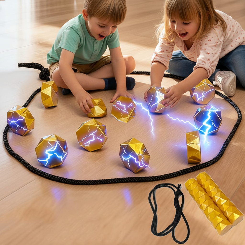 Magnetic Stones Strategy Game – Interactive Magnet Board Party Game for Kids, Adults and Families with Fun Skill-Building Challenges