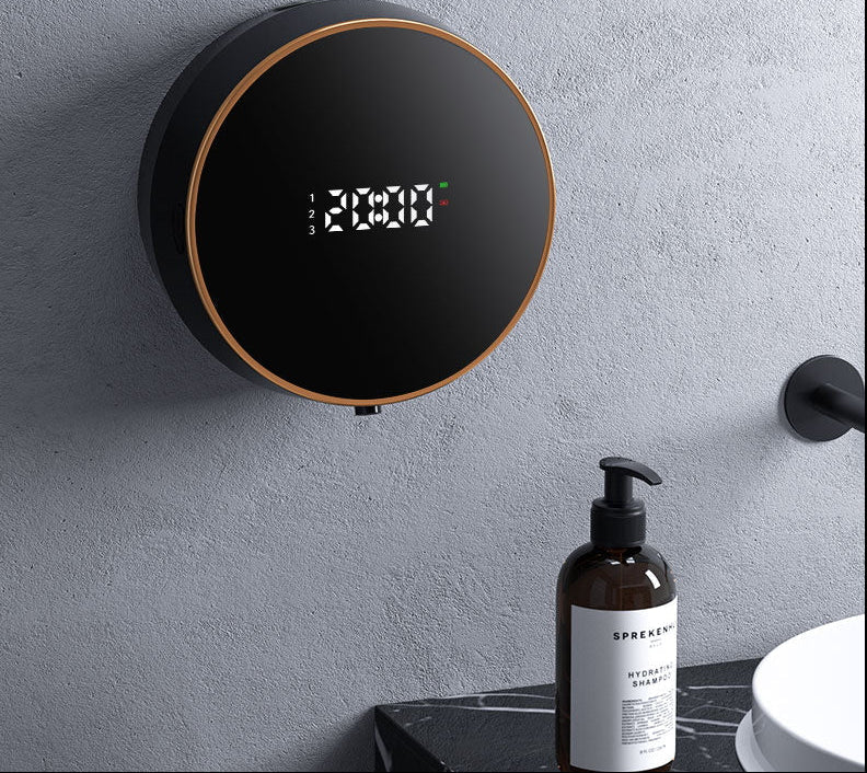 Touchless Automatic Soap Dispenser – Rechargeable Foaming Hand Washer with Smart Sensor, Type-C Charging and Digital Temperature Display