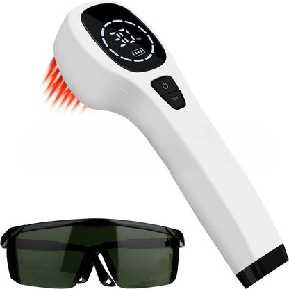 Handheld Red Light Laser Device – 808nm Cold Laser Physiotherapy Instrument for Pain Relief and Recovery
