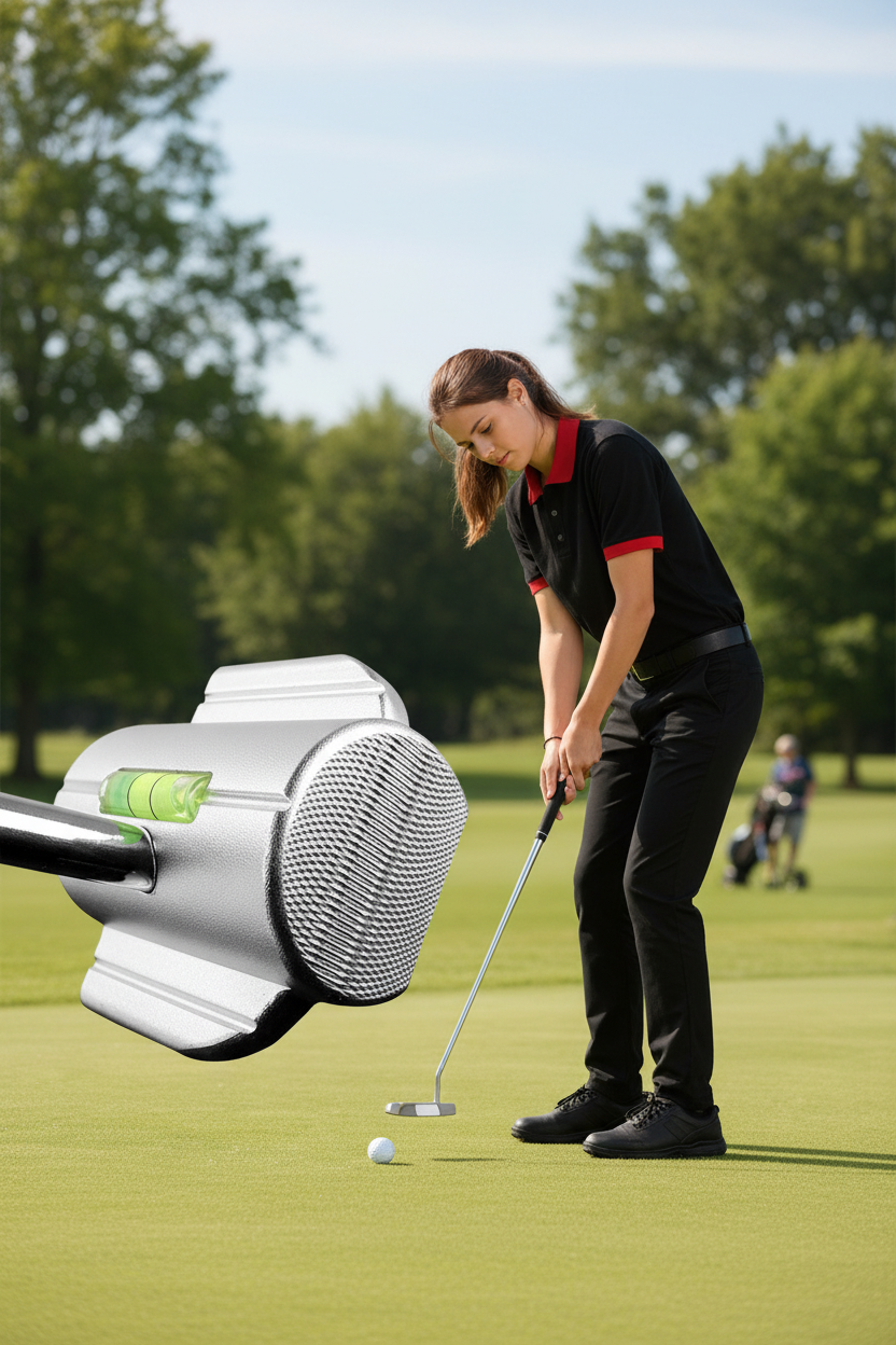 Golf Putting Accuracy Trainer – Small-Head Practice Device for Mastering Ball Contact, Light Push Control and Consistent Putting Precision