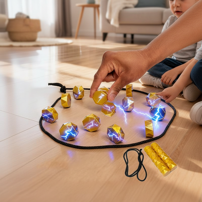 Magnetic Stones Strategy Game – Interactive Magnet Board Party Game for Kids, Adults and Families with Fun Skill-Building Challenges