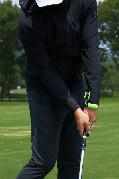 Golf Swing Trainer and Groove Tool – Posture Corrector with Club Cleaner and Sharpener for Practice, Alignment and Better Swing Mechanics