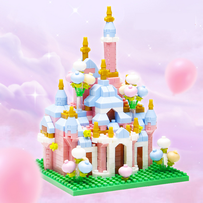 Mini Castle Building Blocks - Fairy Tale Church Micro Bricks DIY Construction Set for Girls Birthday Gifts and Christmas Creative Play