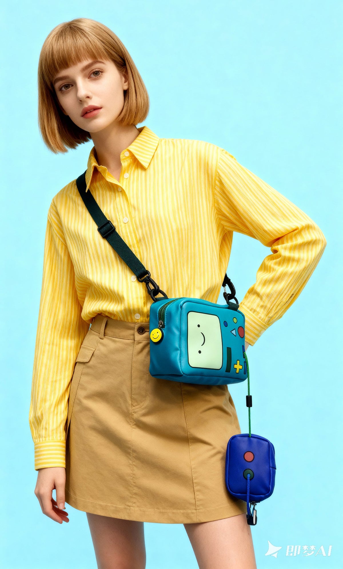 Kids Cartoon Shoulder Backpack – Cute Crossbody Bag for Children’s Daily Use, Travel, and Birthday Gifts