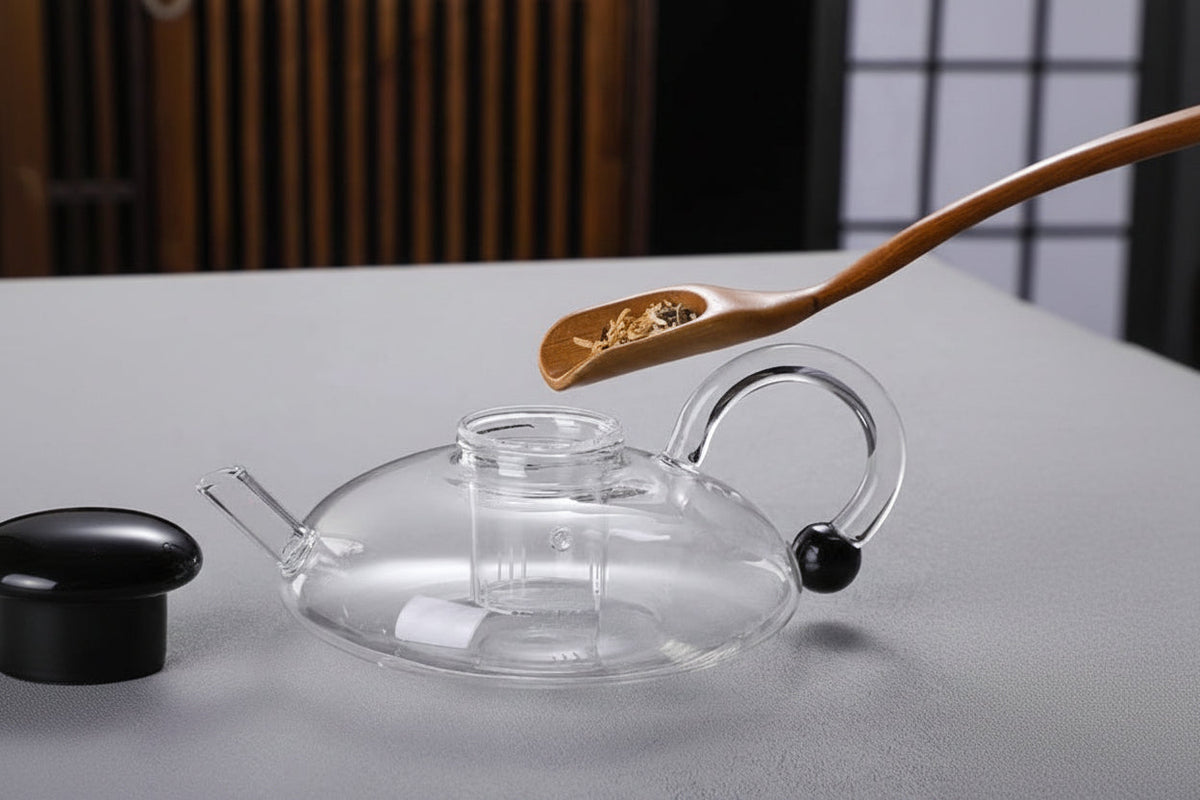 Luxury Glass Teapot Tea Set – High-Temperature Teapot with Electric Ceramic Stove for Scented and Flower Tea Brewing